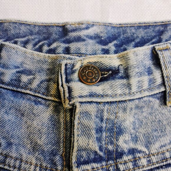 Vintage 80s CAP FERRAT Acid Wash High Rise Tapered Mom Jeans Size W31 /Womens 12 - Picture 8 of 16